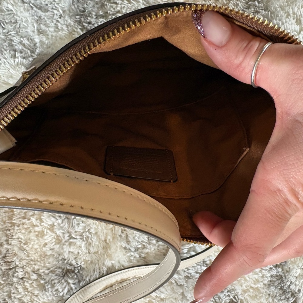 Coach Tan Signature Crossbody Bag - Picture 3 of 3